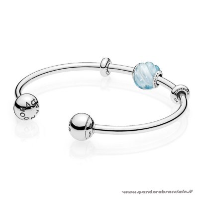 Pandora Italia Blu Ripples Aperto Bracciali Regalo Impostato Net