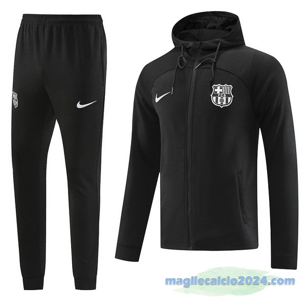 Felpa Cappuccio Barcelona 2022 2023 I Nero Poco Prezzo