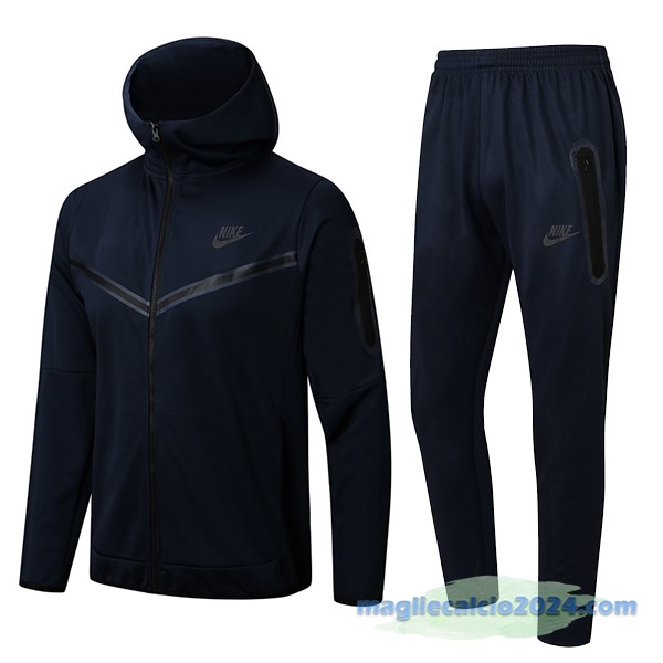 Felpa Cappuccio Nike 2022 2023 Azul Navy Poco Prezzo