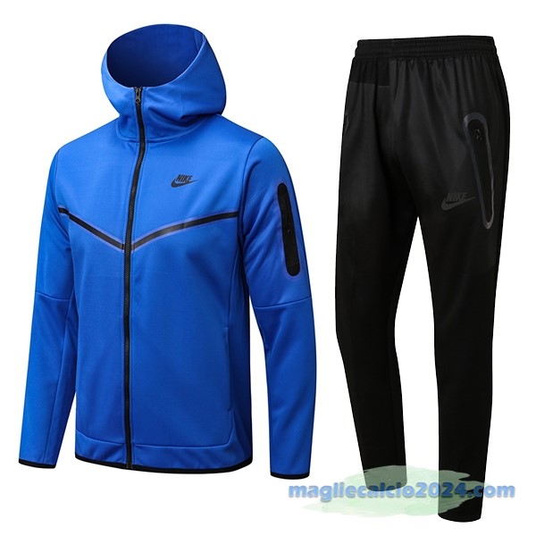 Felpa Cappuccio Nike 2022 2023 Azul Nero Poco Prezzo
