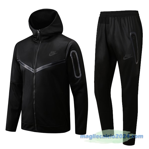 Felpa Cappuccio Nike 2022 2023 Nero Poco Prezzo