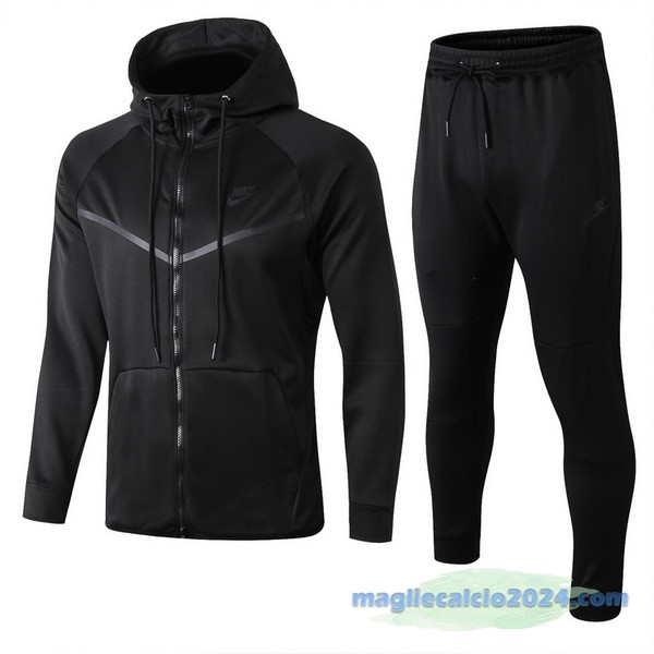 Felpa Cappuccio Nike 2023 2024 Nero Poco Prezzo
