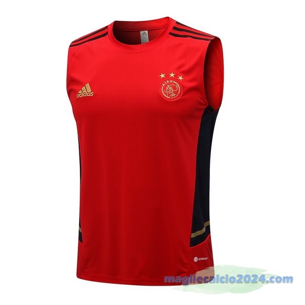 Formazione Senza Maniche Ajax 2022 2023 Rosso Azul Poco Prezzo