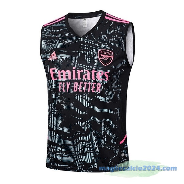 Formazione Senza Maniche Arsenal 2023 2024 Verde Nero Rosa Poco Prezzo