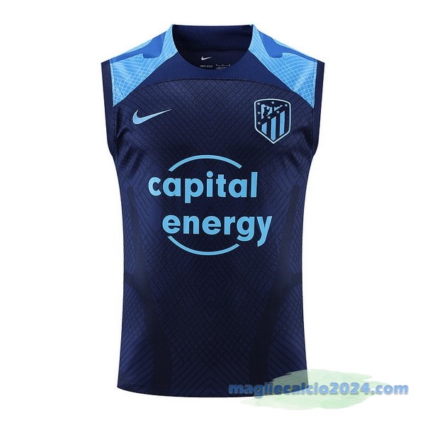 Formazione Senza Maniche Atlético Madrid 2022 2023 Azul Marin Poco Prezzo