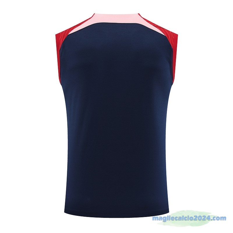 Formazione Senza Maniche Atlético Madrid 2023 2024 Azul Rosso Poco Prezzo