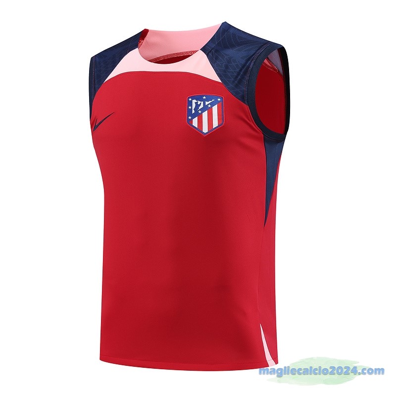 Formazione Senza Maniche Atlético Madrid 2023 2024 Rosso Azul Poco Prezzo