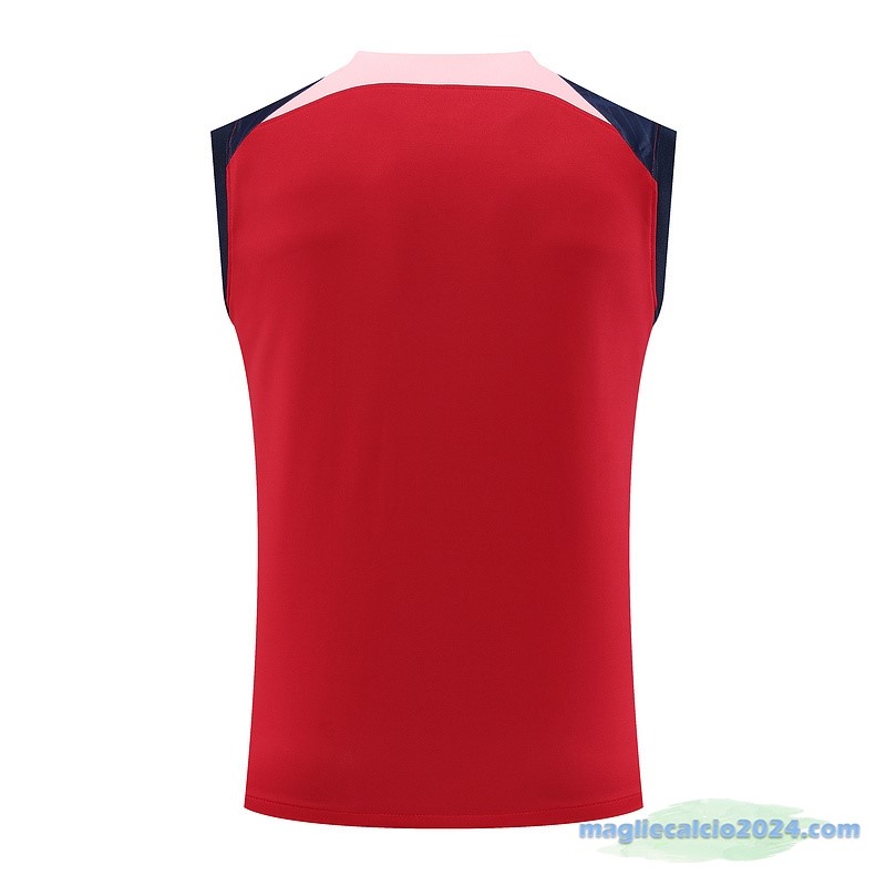 Formazione Senza Maniche Atlético Madrid 2023 2024 Rosso Azul Poco Prezzo
