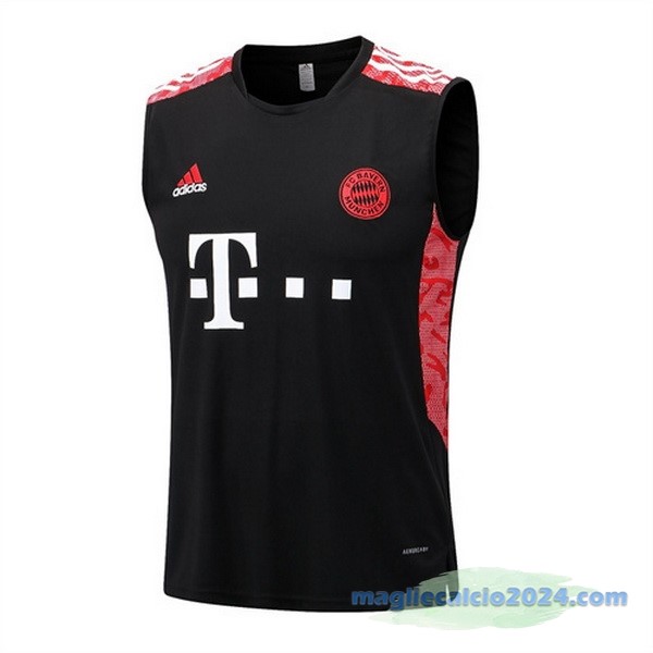 Formazione Senza Maniche Bayern Múnich 2022 2023 Nero I Rosso Poco Prezzo