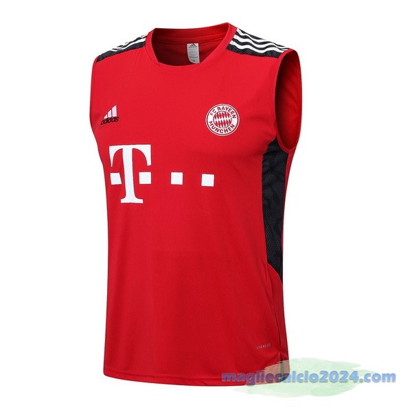 Formazione Senza Maniche Bayern Múnich 2022 2023 Rosso Poco Prezzo