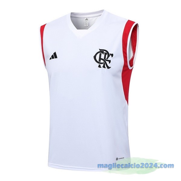 Formazione Senza Maniche Flamengo 2023 2024 Bianco Poco Prezzo