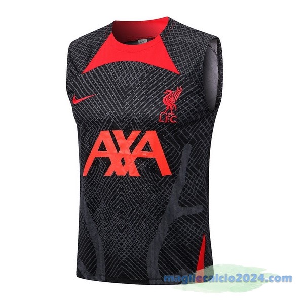 Formazione Senza Maniche Liverpool 2022 2023 Nero Rosso Poco Prezzo