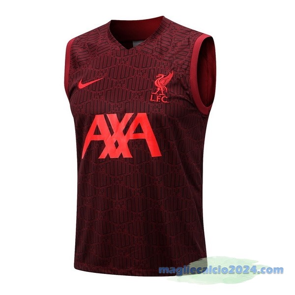 Formazione Senza Maniche Liverpool 2022 2023 Rosso Navy Poco Prezzo