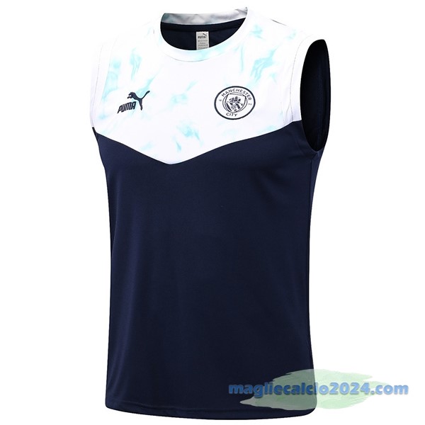 Formazione Senza Maniche Manchester City 2022 2023 Azul Bianco Poco Prezzo