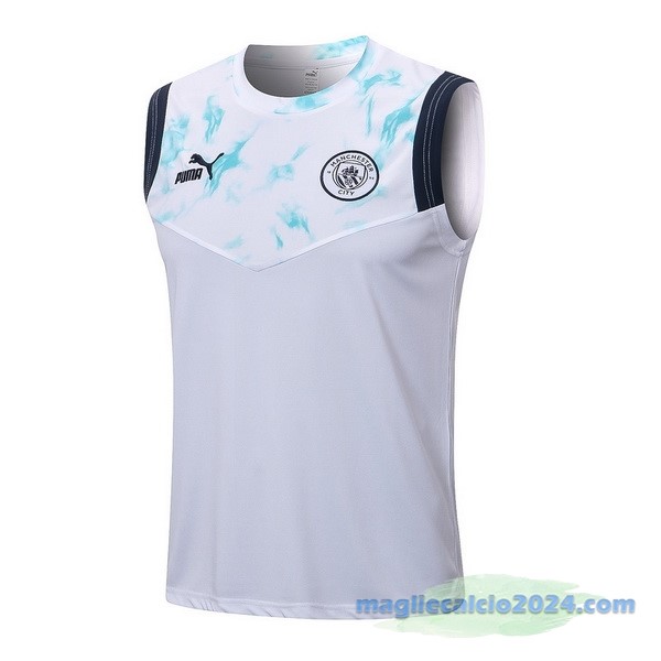 Formazione Senza Maniche Manchester City 2022 2023 Bianco Poco Prezzo