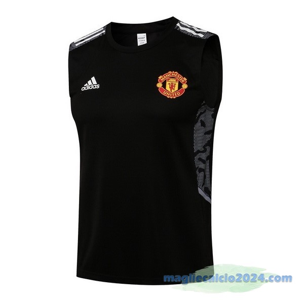 Formazione Senza Maniche Manchester United 2022 2023 Nero Poco Prezzo