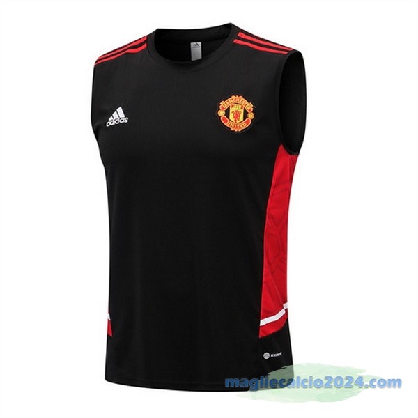 Formazione Senza Maniche Manchester United 2022 2023 Nero Rosso Poco Prezzo