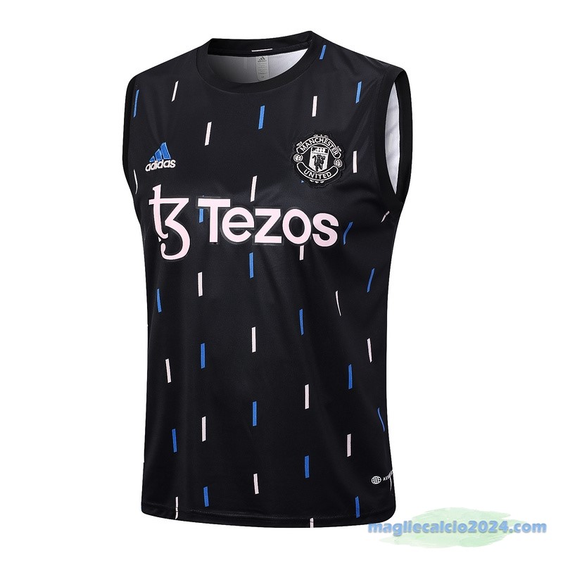 Formazione Senza Maniche Manchester United 2023 2024 Nero Poco Prezzo
