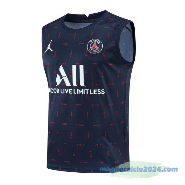 Formazione Senza Maniche Paris Saint Germain 2022 2023 Azul Bianco Poco Prezzo