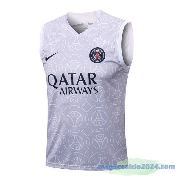 Formazione Senza Maniche Paris Saint Germain 2022 2023 II Bianco Poco Prezzo