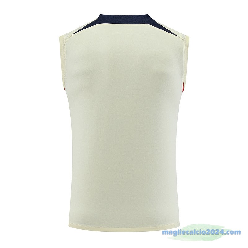 Formazione Senza Maniche Paris Saint Germain 2023 2024 Giallo Azul Poco Prezzo