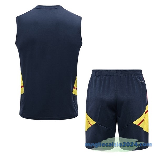 Formazione Senza Maniche Set Completo Arsenal 2022 2023 Azul Navy Giallo Poco Prezzo