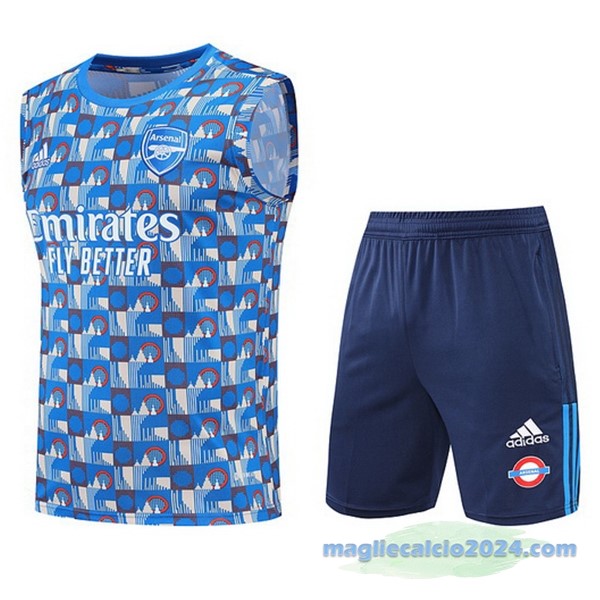 Formazione Senza Maniche Set Completo Arsenal 2022 2023 Azul Poco Prezzo