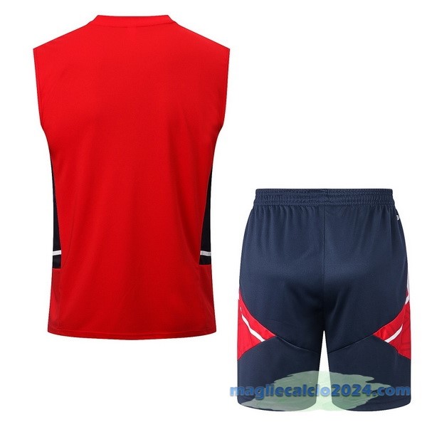 Formazione Senza Maniche Set Completo Arsenal 2022 2023 Rosso Azul Poco Prezzo