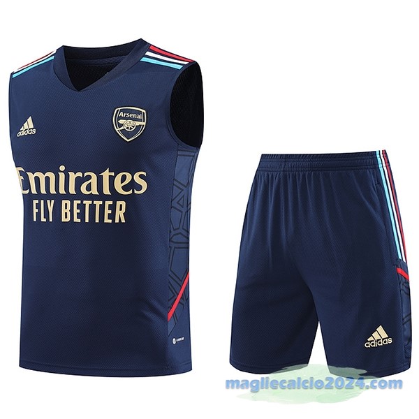 Formazione Senza Maniche Set Completo Arsenal 2023 2024 Azul II Navy Poco Prezzo