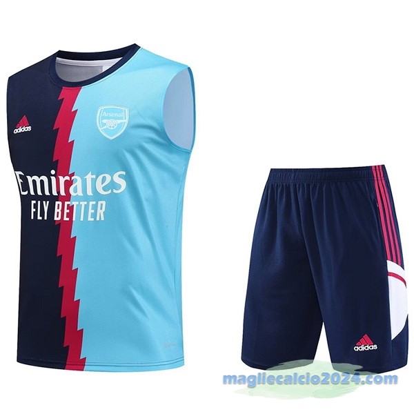 Formazione Senza Maniche Set Completo Arsenal 2023 2024 Azul Poco Prezzo