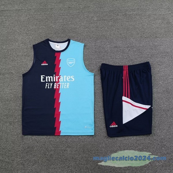 Formazione Senza Maniche Set Completo Arsenal 2023 2024 Azul Poco Prezzo