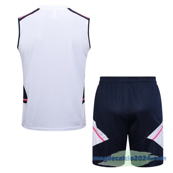 Formazione Senza Maniche Set Completo Arsenal 2023 2024 Bianco I Rosa Azul Poco Prezzo
