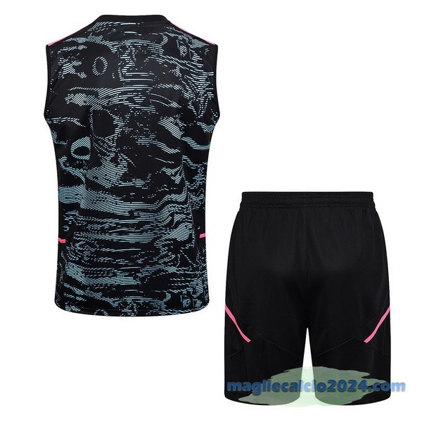 Formazione Senza Maniche Set Completo Arsenal 2023 2024 Verde Nero Rosa Poco Prezzo