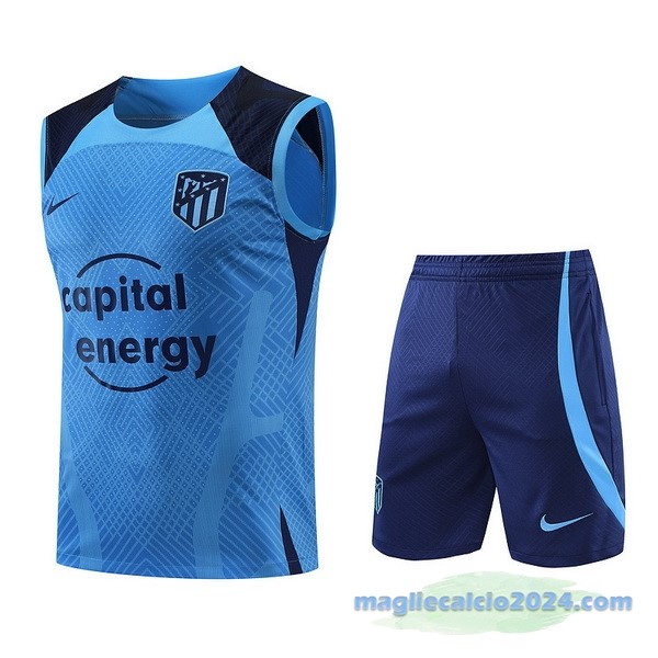 Formazione Senza Maniche Set Completo Atlético Madrid 2022 2023 I Azul Poco Prezzo