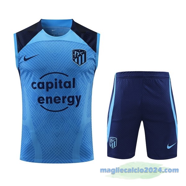 Formazione Senza Maniche Set Completo Atlético Madrid 2022 2023 I Azul Poco Prezzo