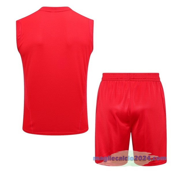 Formazione Senza Maniche Set Completo Flamengo 2023 2024 Rosso Poco Prezzo