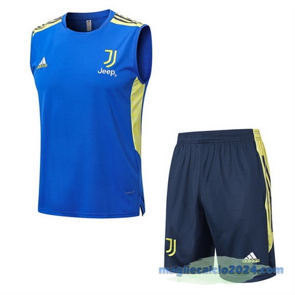 Formazione Senza Maniche Set Completo Juventus 2022 2023 Azul Giallo Poco Prezzo