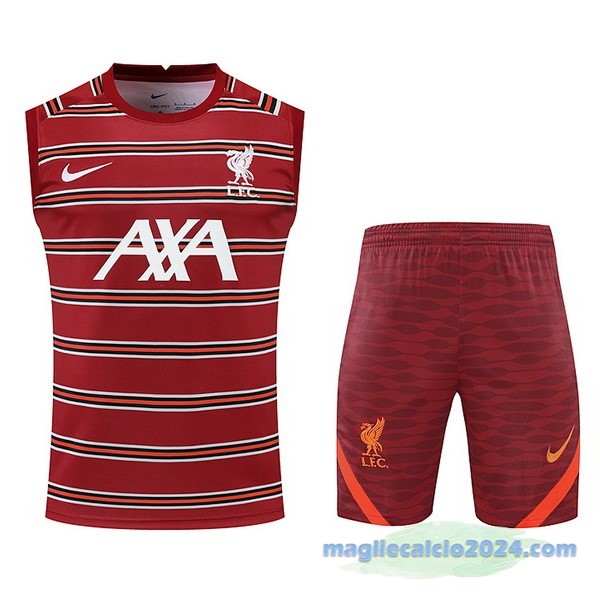 Formazione Senza Maniche Set Completo Liverpool 2022 2023 Rosso Poco Prezzo