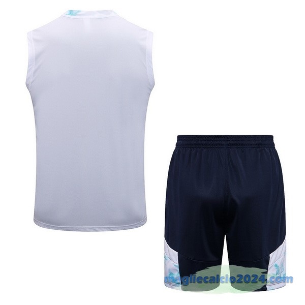 Formazione Senza Maniche Set Completo Manchester City 2022 2023 Bianco Azul Poco Prezzo