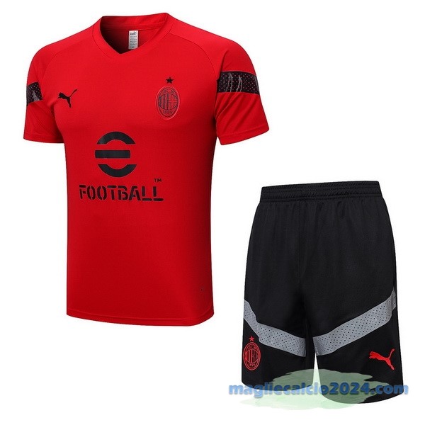 Formazione Set Completo AC Milan 2022 2023 Rosso II Nero Poco Prezzo