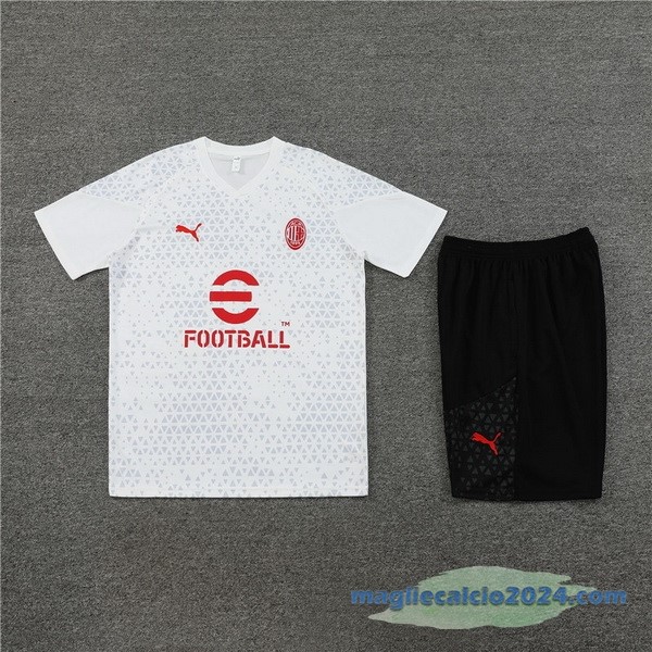 Formazione Set Completo AC Milan 2023 2024 Bianco I Nero Poco Prezzo