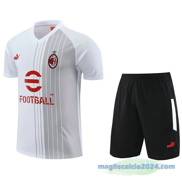 Formazione Set Completo AC Milan 2023 2024 Bianco Nero Poco Prezzo
