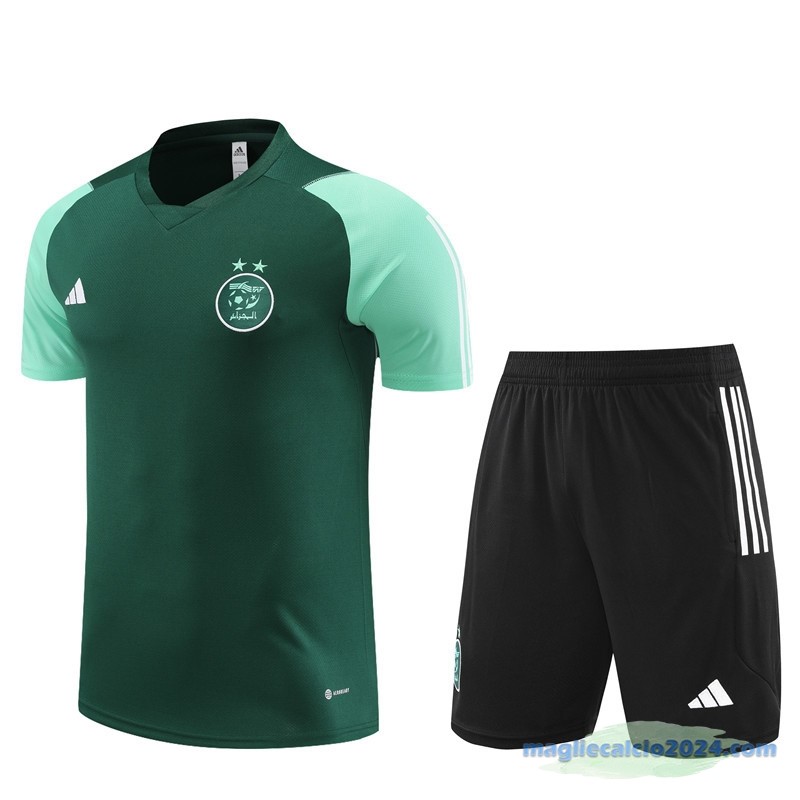 Formazione Set Completo Algeria Bambino 2023 Verde Nero Poco Prezzo