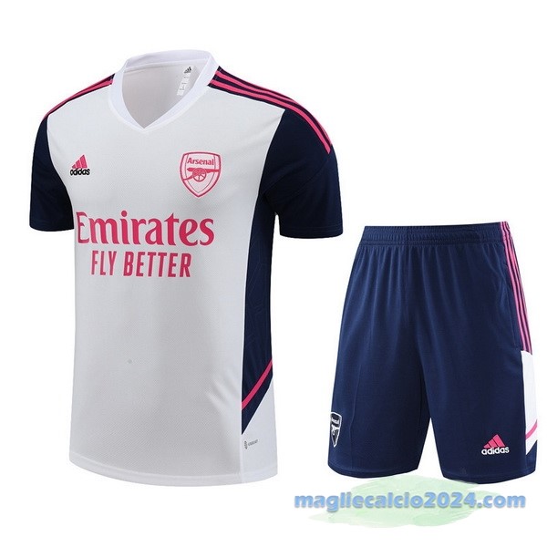 Formazione Set Completo Arsenal 2022 2023 Bianco Azul Navy Poco Prezzo
