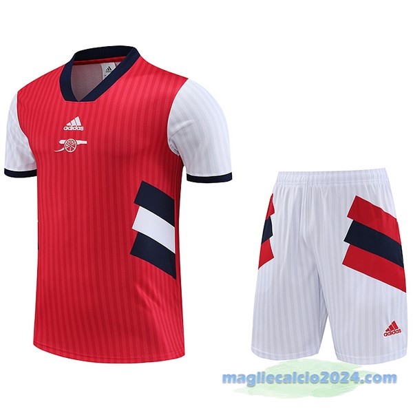 Formazione Set Completo Arsenal 2023 2024 Rosso Bianco Poco Prezzo