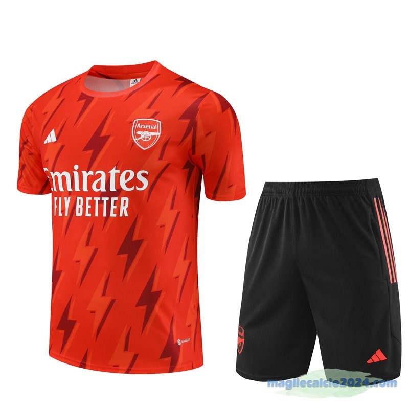 Formazione Set Completo Arsenal 2023 2024 Rosso I Nero Poco Prezzo