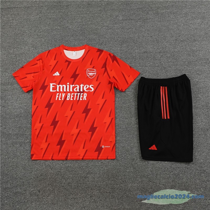 Formazione Set Completo Arsenal 2023 2024 Rosso I Nero Poco Prezzo