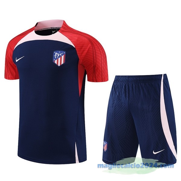 Formazione Set Completo Atlético Madrid 2023 2024 Azul Rosso Poco Prezzo