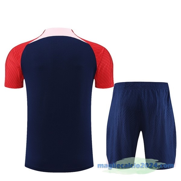 Formazione Set Completo Atlético Madrid 2023 2024 Azul Rosso Poco Prezzo