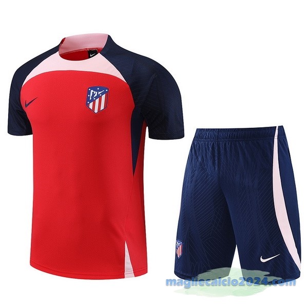 Formazione Set Completo Atlético Madrid 2023 2024 Rosso Azul Poco Prezzo